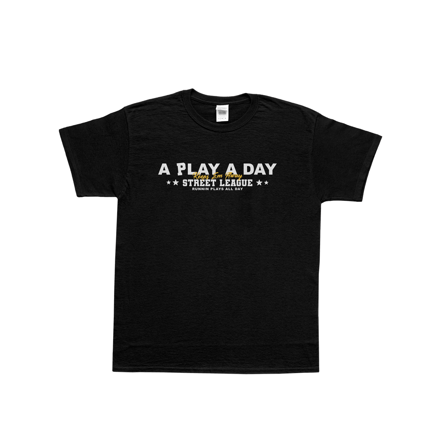 A PLAY A DAY T-SHIRT