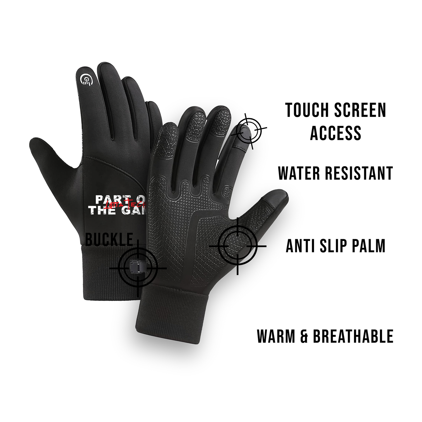 Part Of The Game Gloves