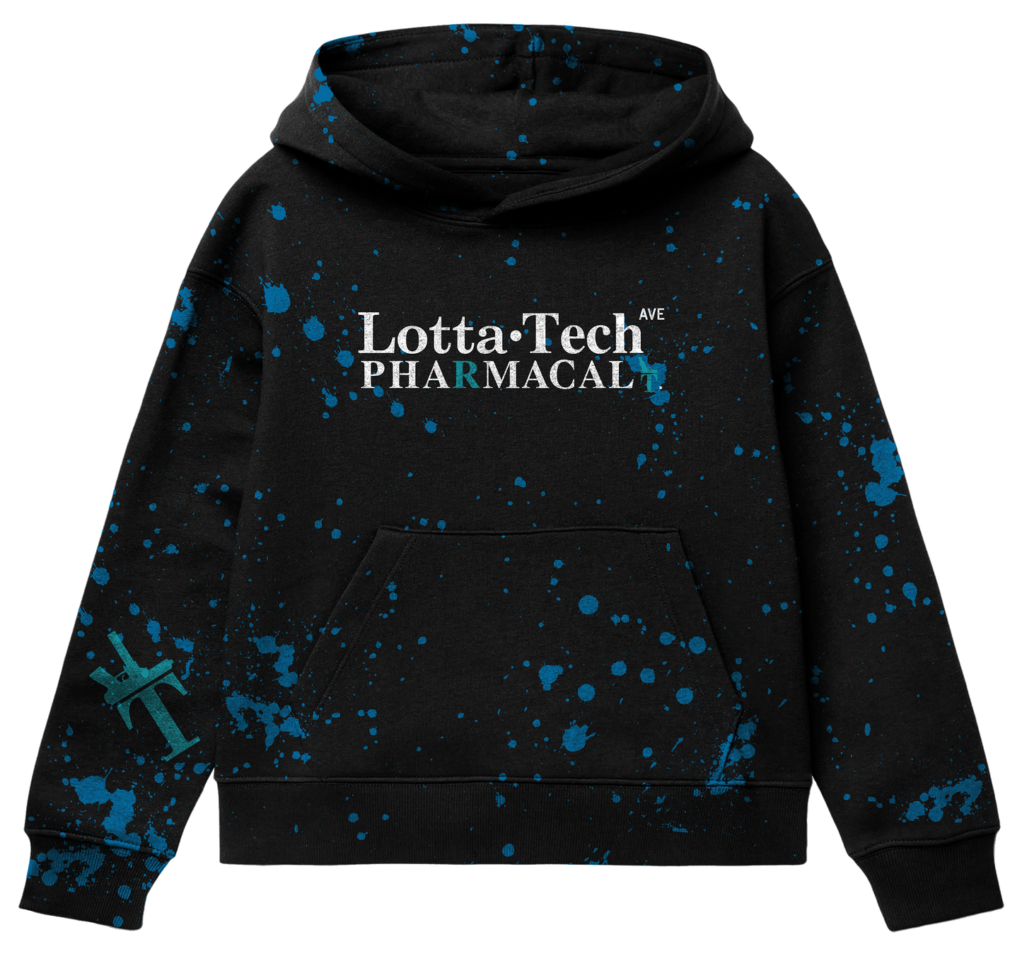 Juice Spill Pharmacal Black Hoodie