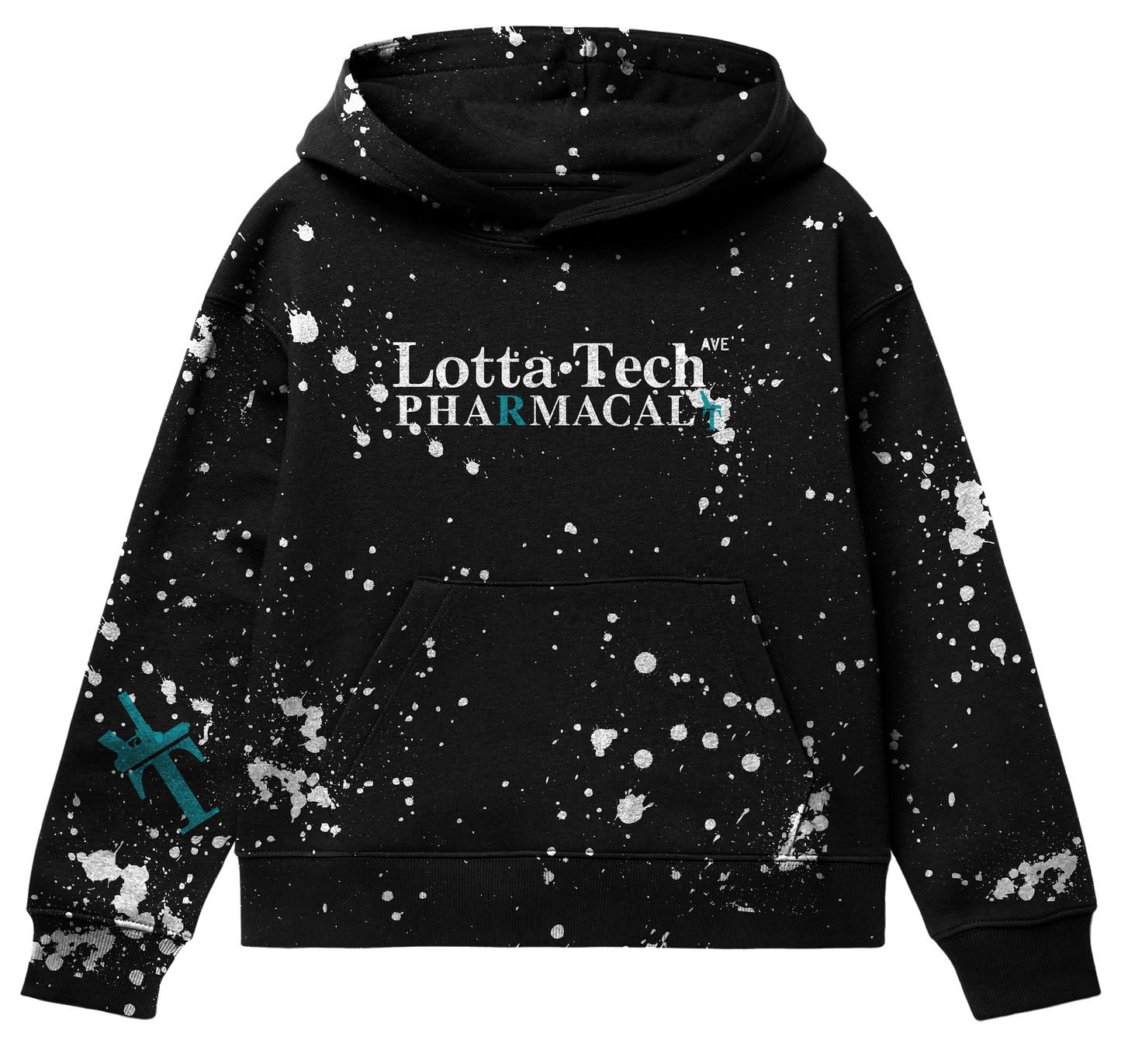 Juice Spill Pharmacal Black Hoodie
