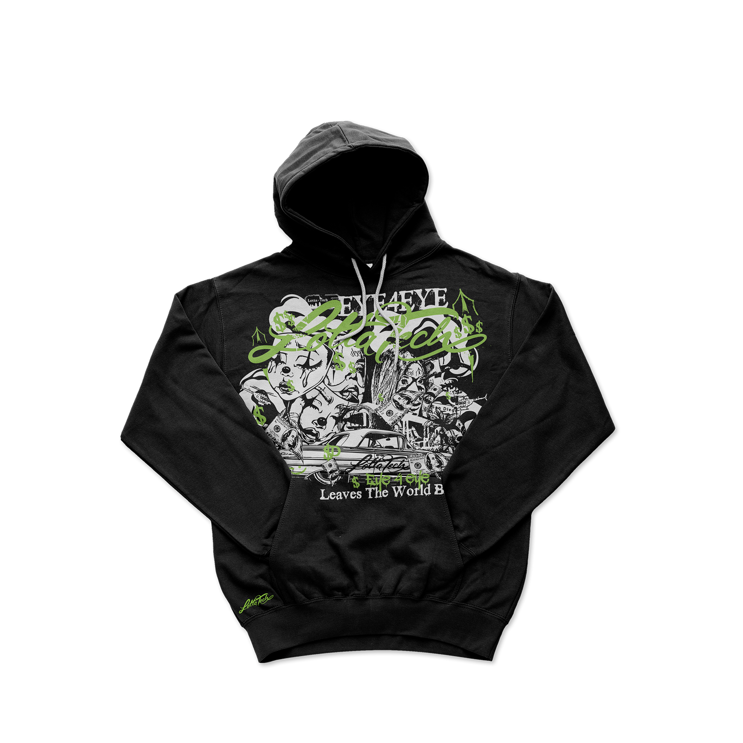 Eye 4 Eye Black Hoodie