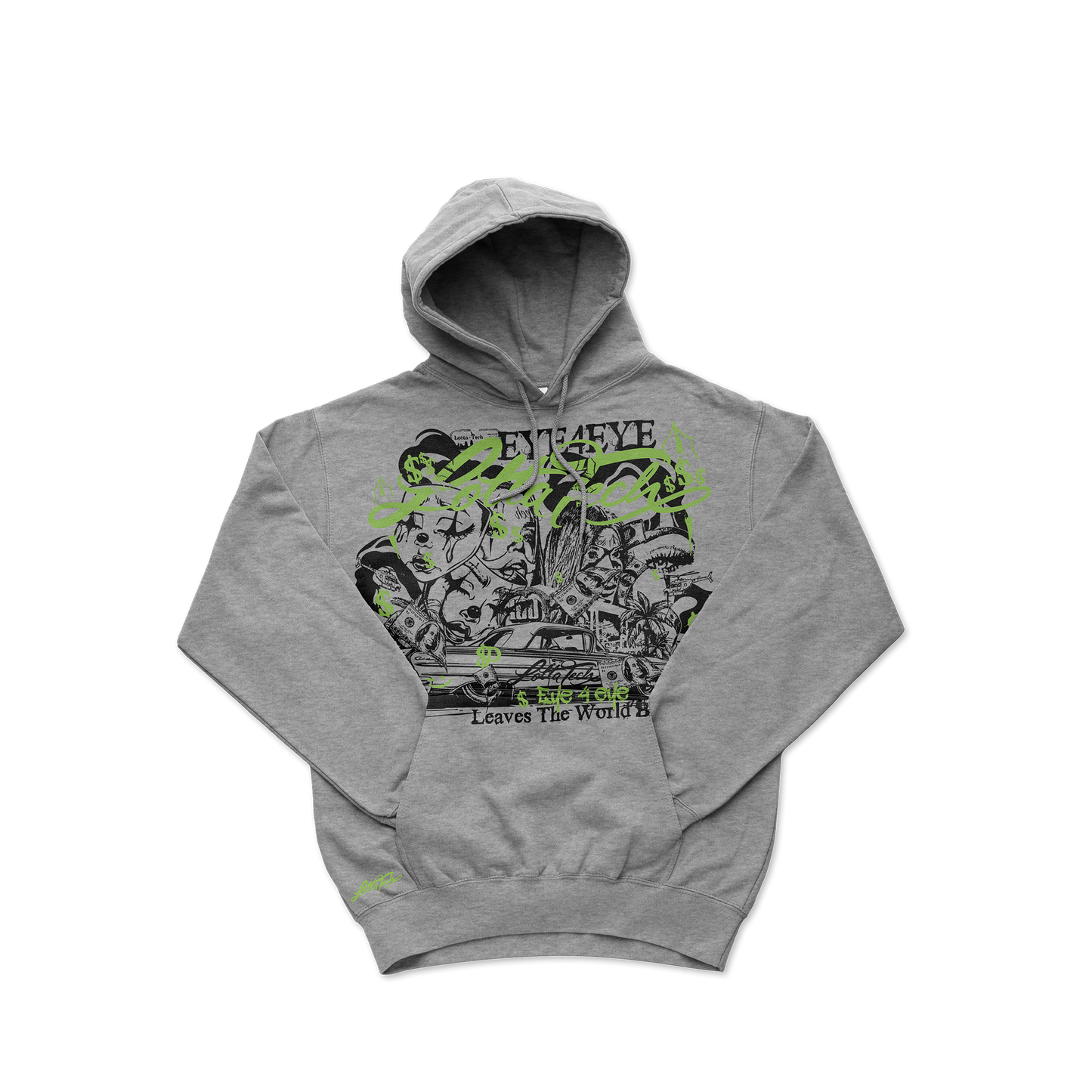 Eye 4 Eye Grey Hoodie