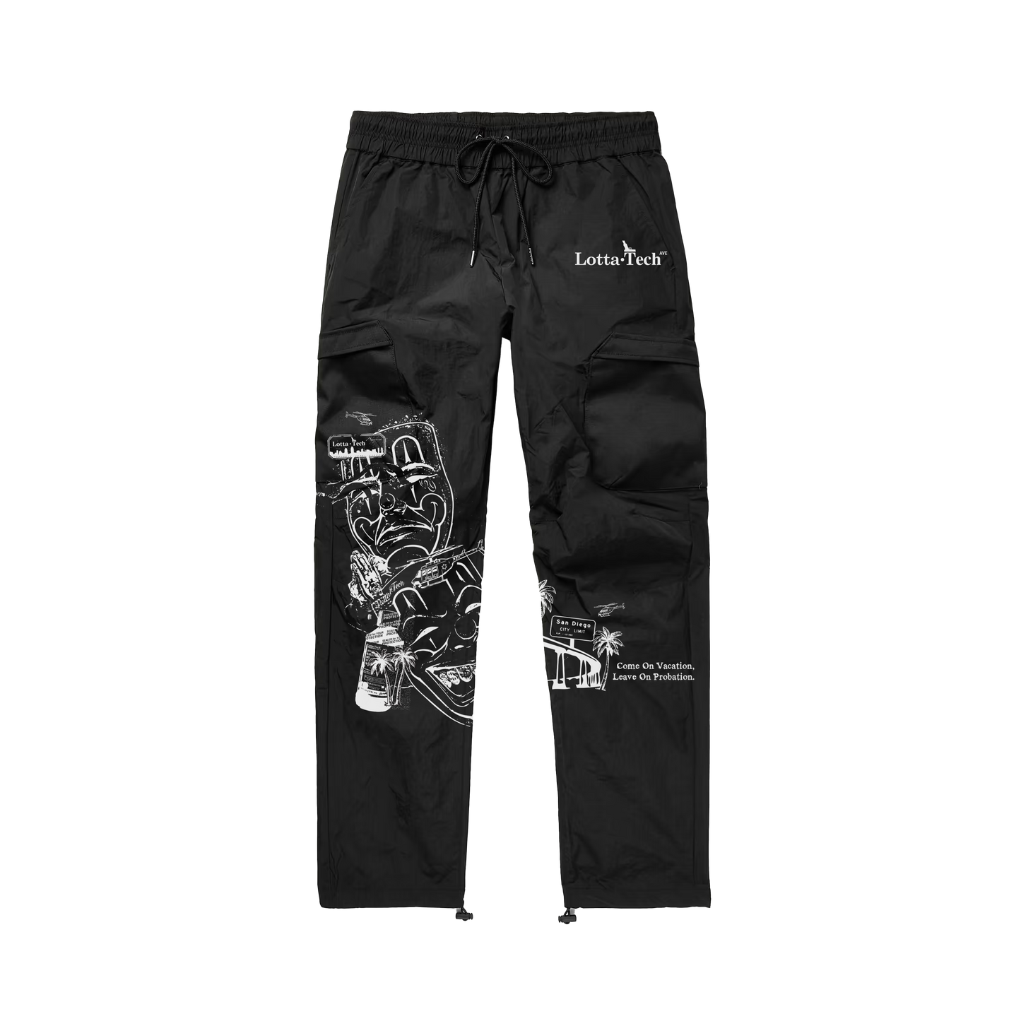 Enjoy Now, Pay Later Nylon Cargo Pants