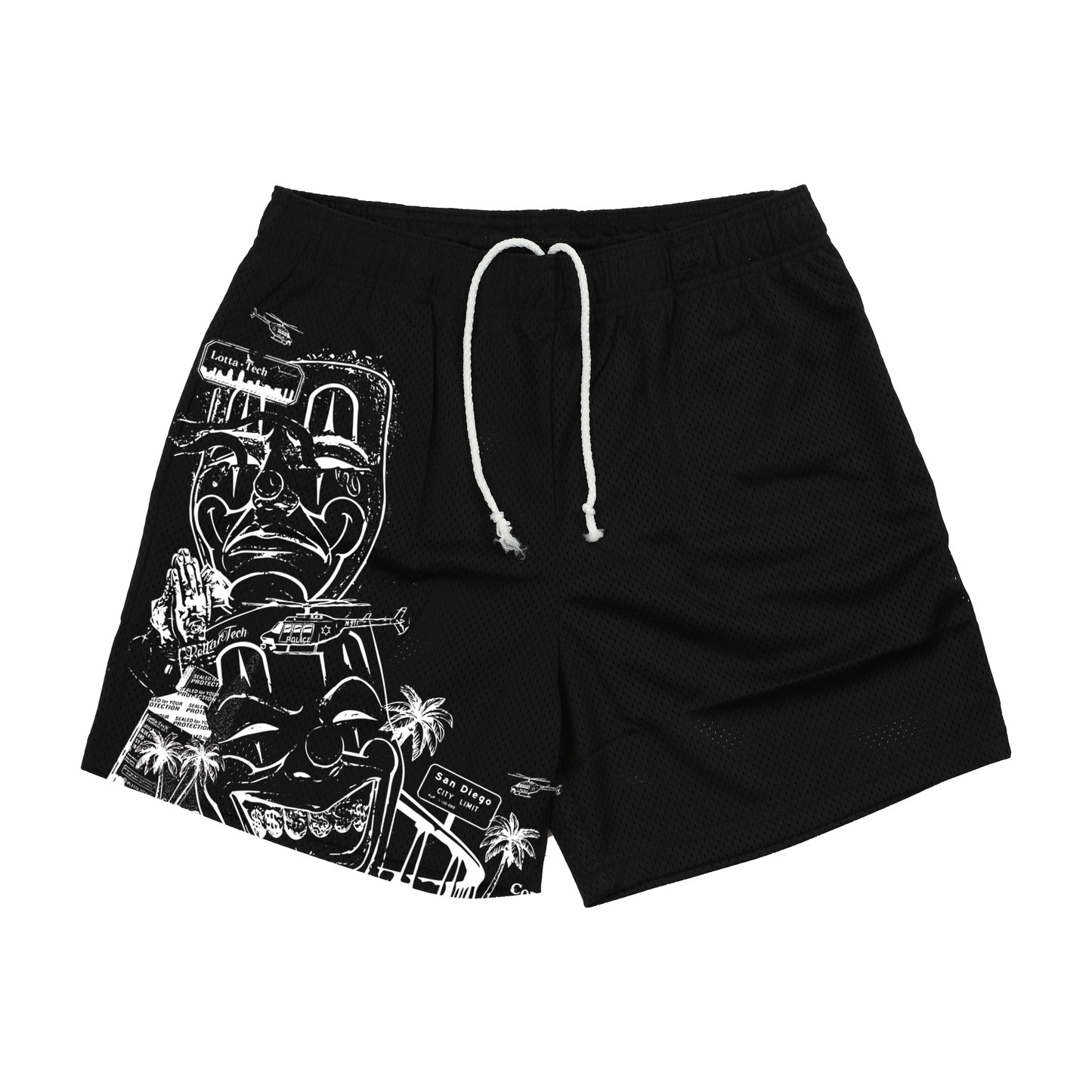 Enjoy Now, Pay Later Mesh Shorts