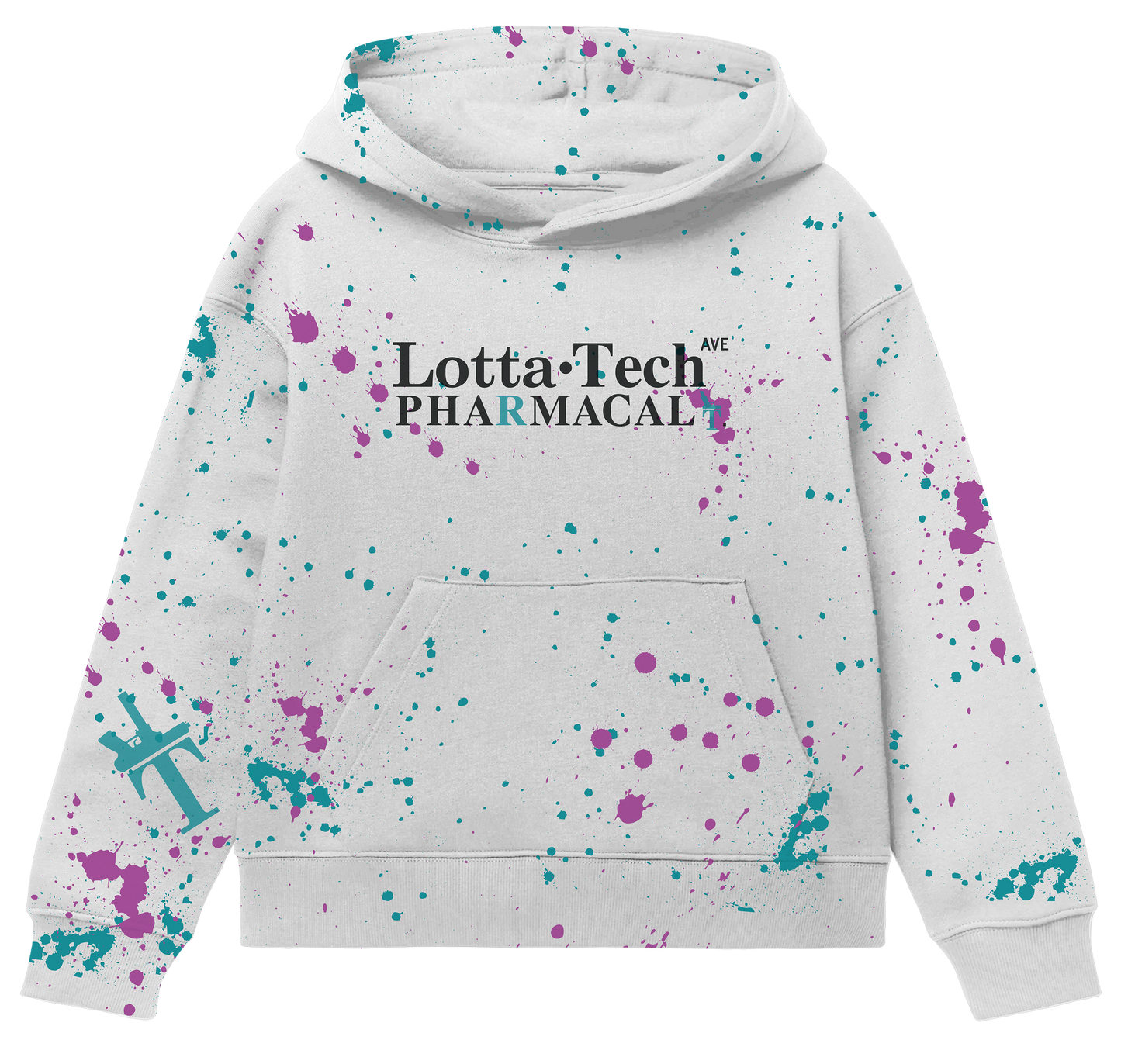 Juice Spill Pharmacal White Hoodie
