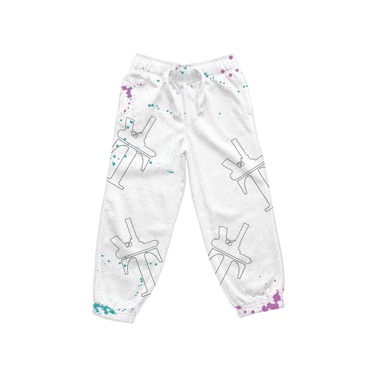 Juice Spill White Sweats